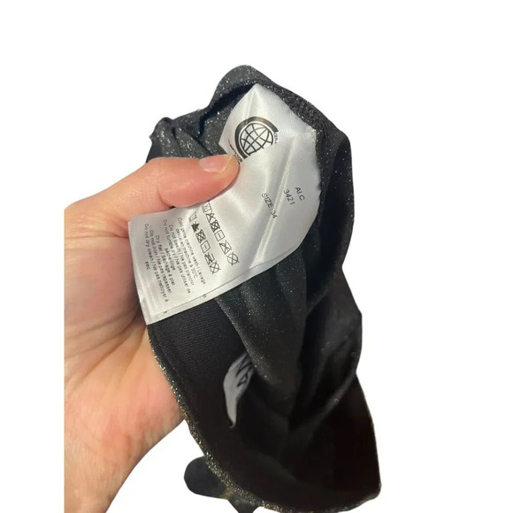 GANNI Metallic Metallic Camouflage jersey Legging In 861 Kalamata - Picture 6 of 7